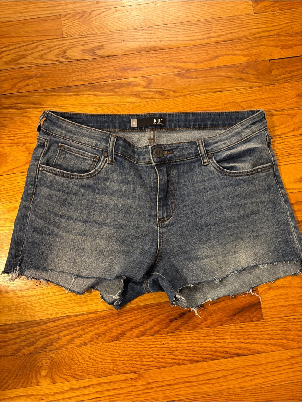 Kut from the Kloth Medium Blue Denim Shorts
